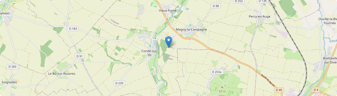 Condé-sur-Ifs - Carte