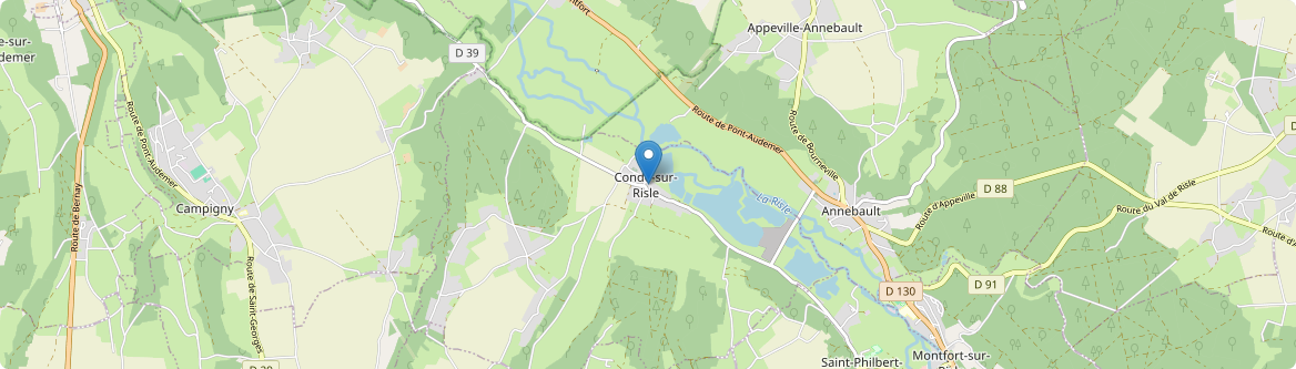 Condé-sur-Risle - Carte