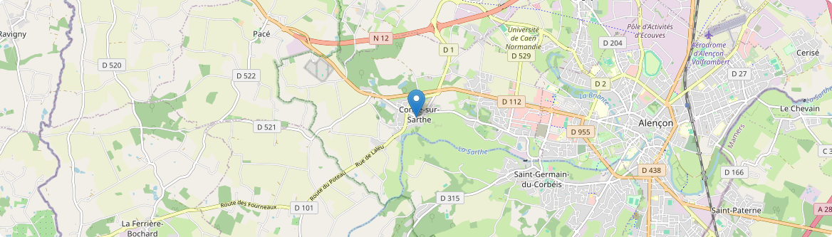 Condé-sur-Sarthe - Carte