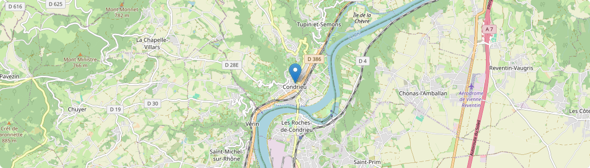 Condrieu - Carte