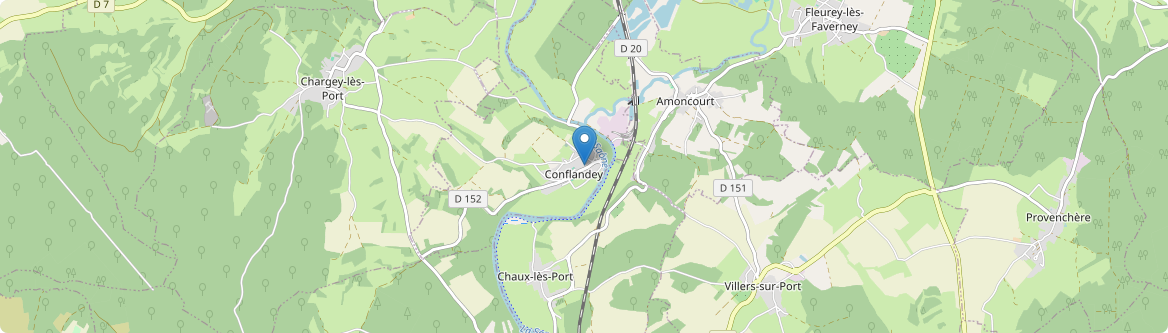 Conflandey - Carte