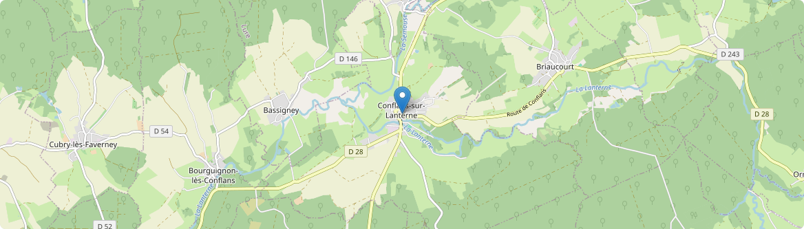 Conflans-sur-Lanterne - Carte