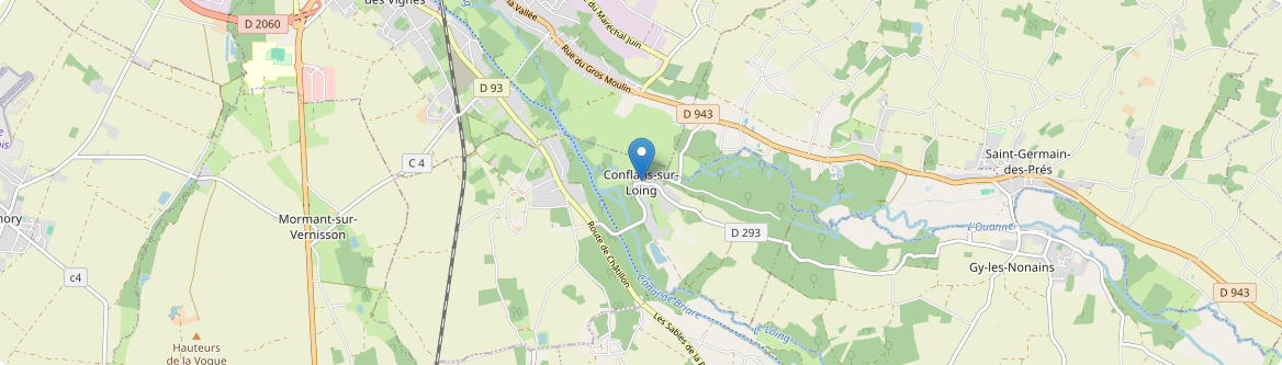 Conflans-sur-Loing - Carte