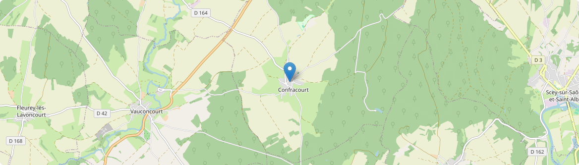 Confracourt - Carte