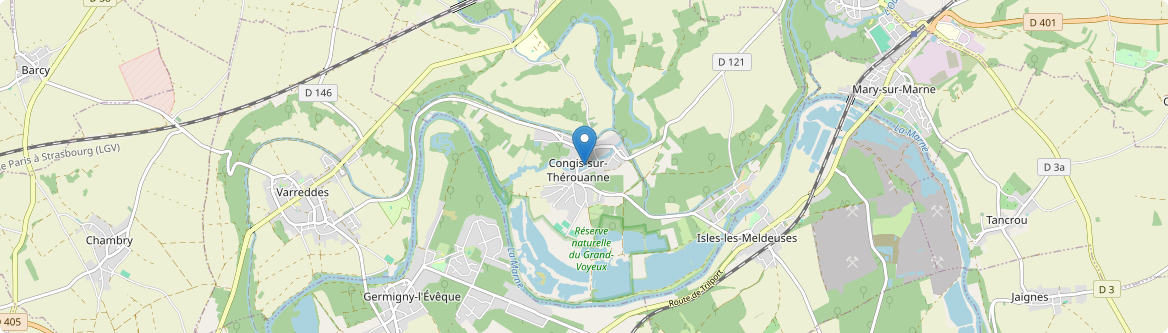 Congis-sur-Thérouanne - Carte