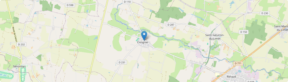 Congrier - Carte