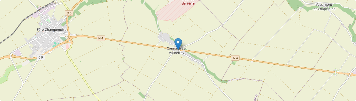 Connantray-Vaurefroy - Carte