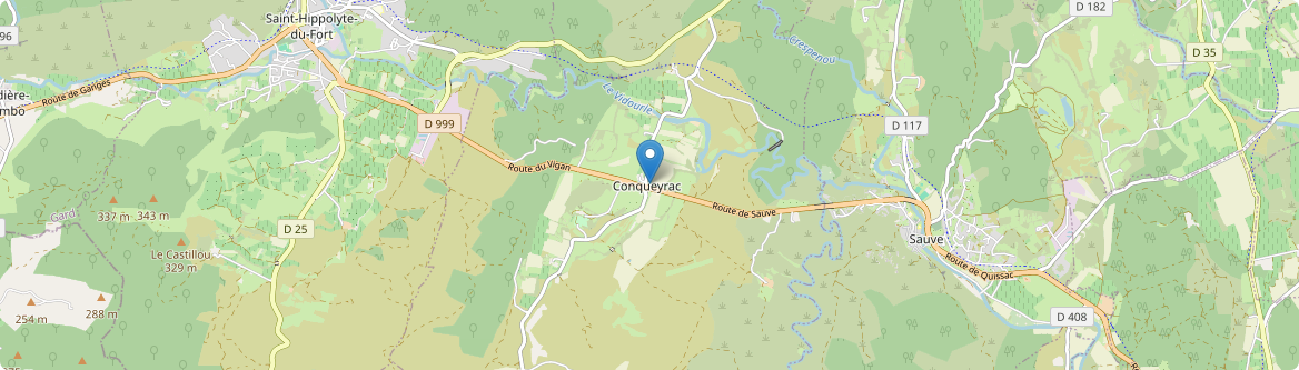 Conqueyrac - Carte