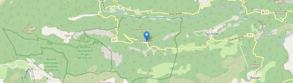 Conségudes - Carte