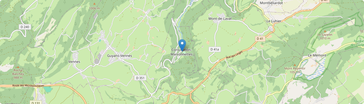 Consolation-Maisonnettes - Carte