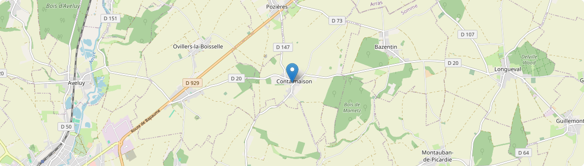 Contalmaison - Carte
