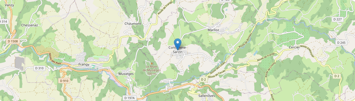 Contamine-Sarzin - Carte