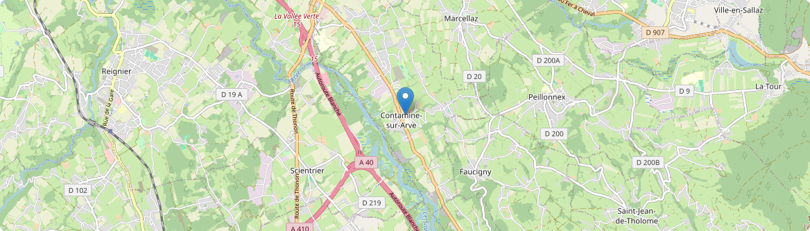 Contamine-sur-Arve - Carte