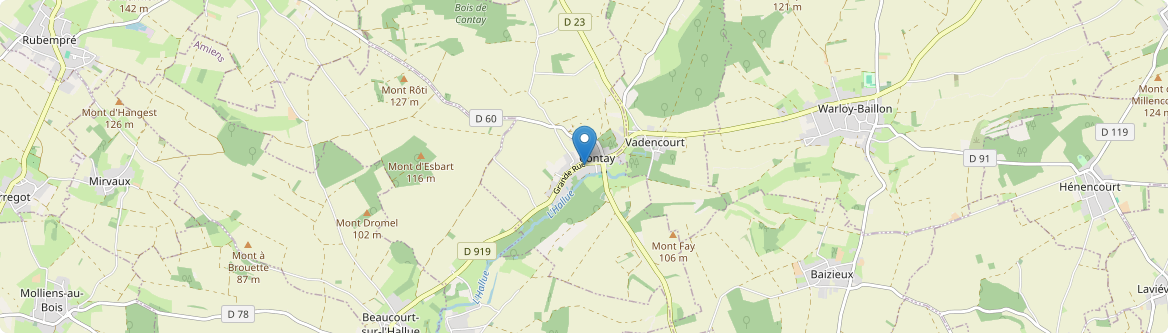 Contay - Carte