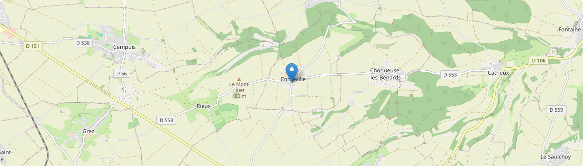 Conteville - Carte