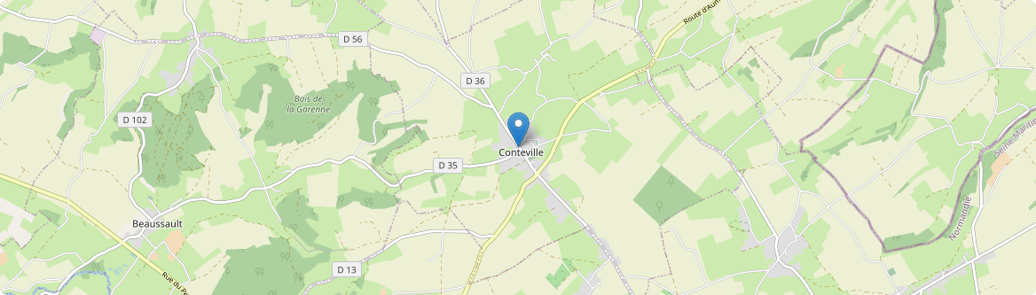 Conteville - Carte