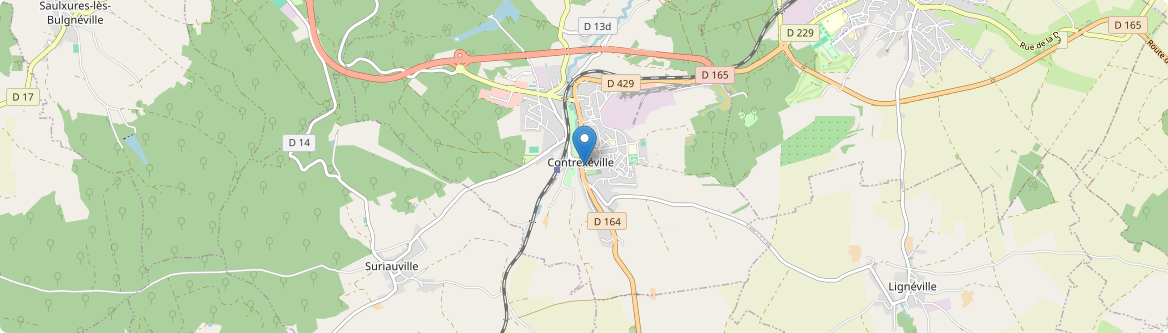 Contrexéville - Carte