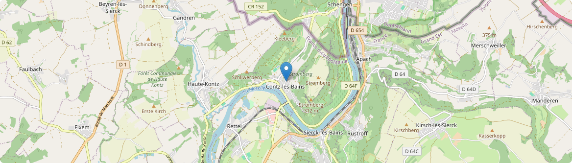 Contz-les-Bains - Carte