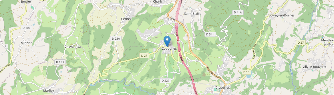 Copponex - Carte