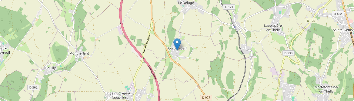 Corbeil-Cerf - Carte