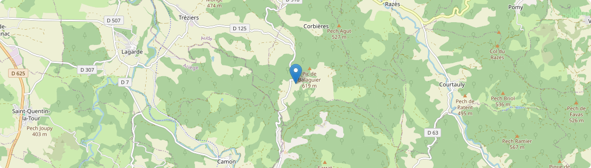 Corbières - Carte