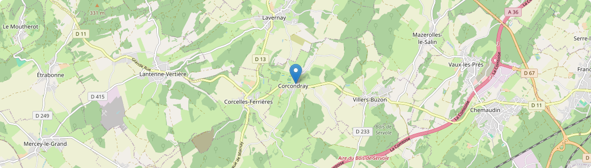 Corcondray - Carte