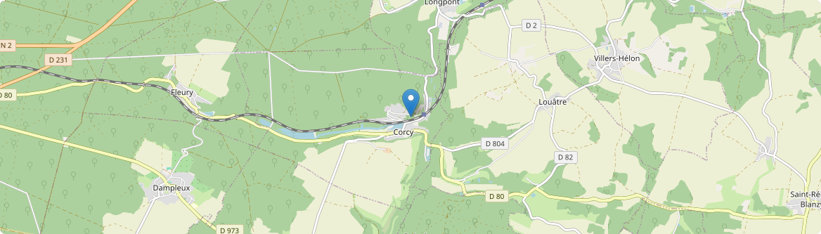 Corcy - Carte
