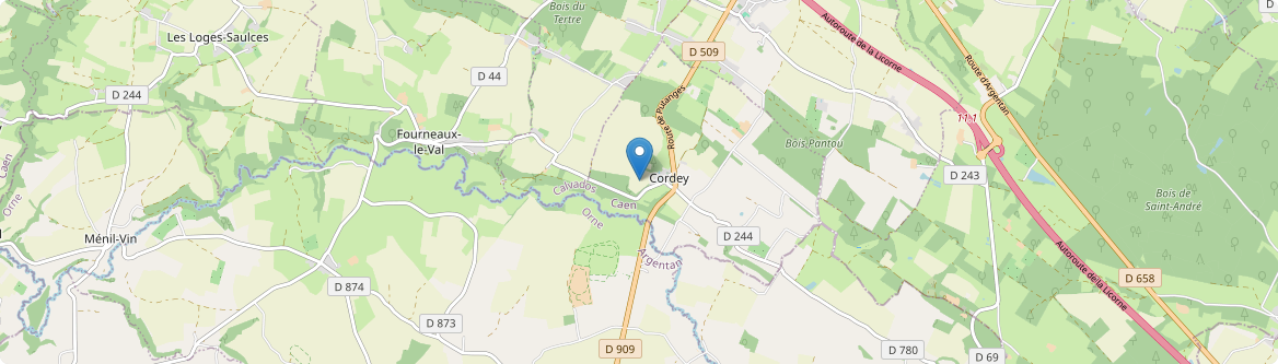 Cordey - Carte