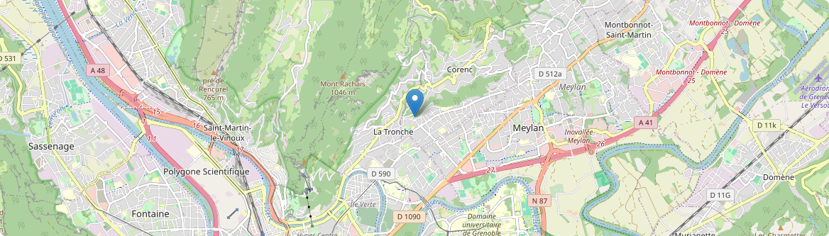 Corenc - Carte