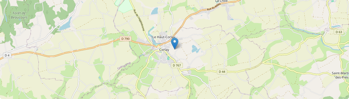 Corlay - Carte