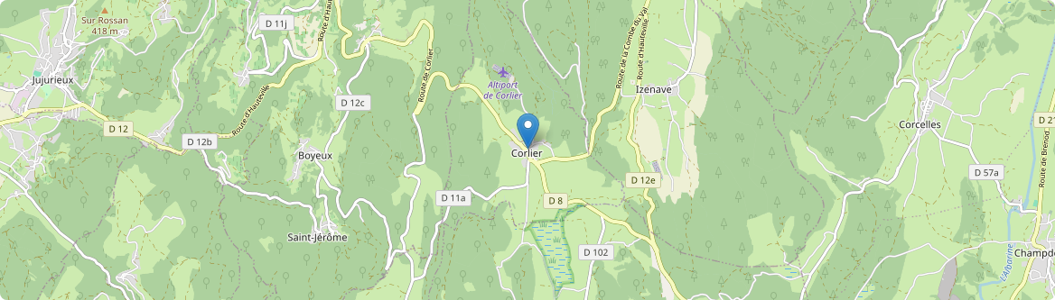 Corlier - Carte