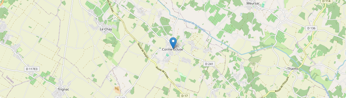 Corme-Écluse - Carte