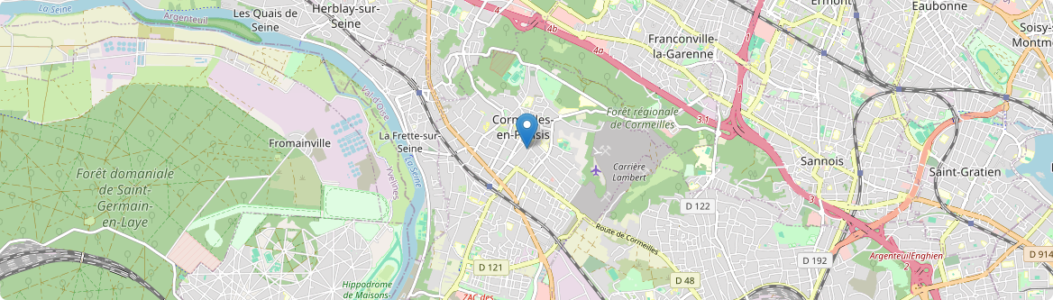 Cormeilles-en-Parisis - Carte