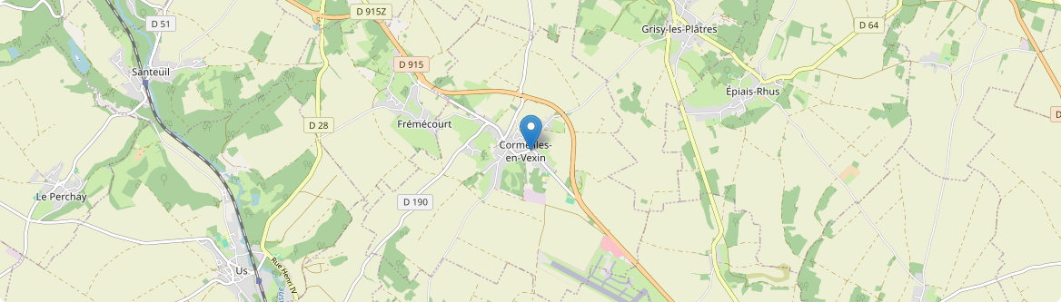 Cormeilles-en-Vexin - Carte