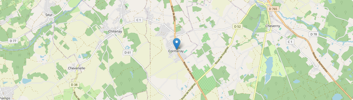 Cormeray - Carte