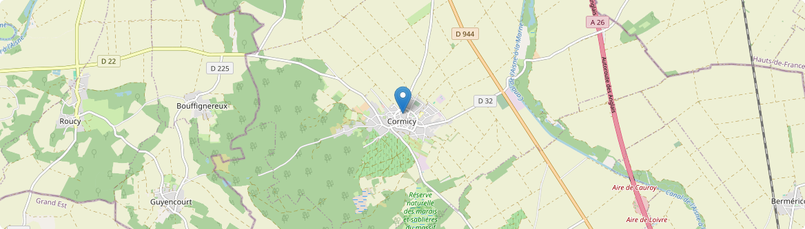 Cormicy - Carte