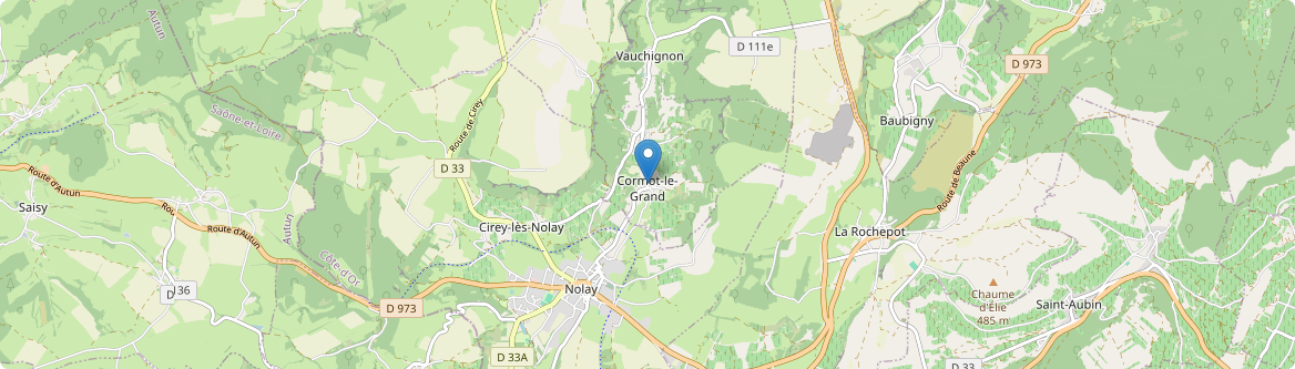 Cormot-Vauchignon - Carte
