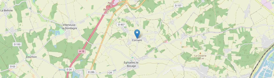 Cornant - Carte