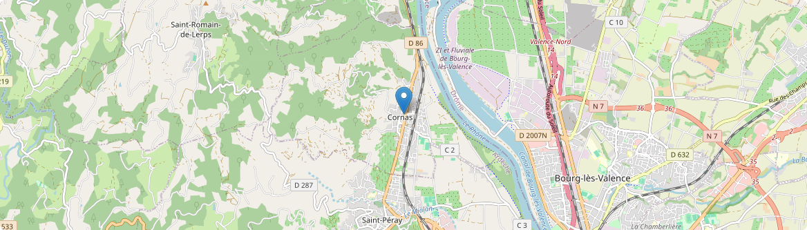 Cornas - Carte