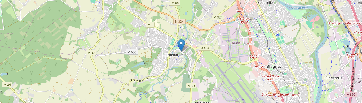 Cornebarrieu - Carte