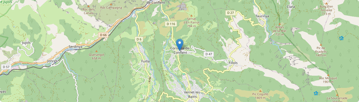 Corneilla-de-Conflent - Carte