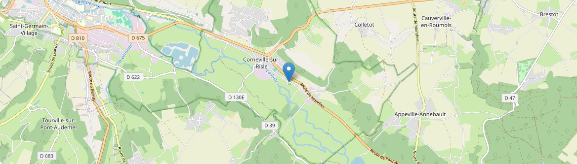 Corneville-sur-Risle - Carte