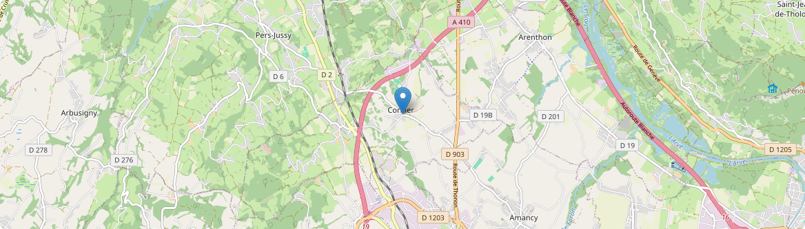 Cornier - Carte