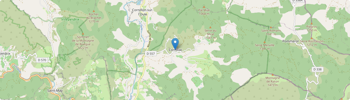 Cornillac - Carte