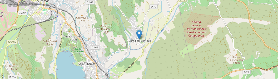 Cornillon-Confoux - Carte