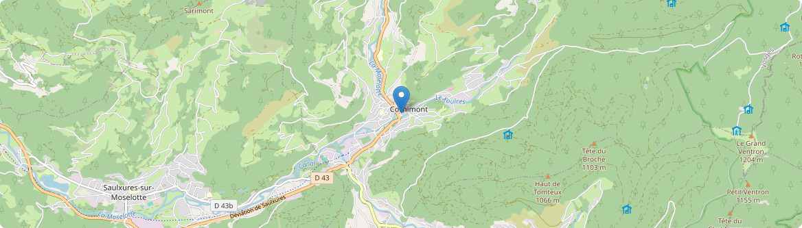 Cornimont - Carte