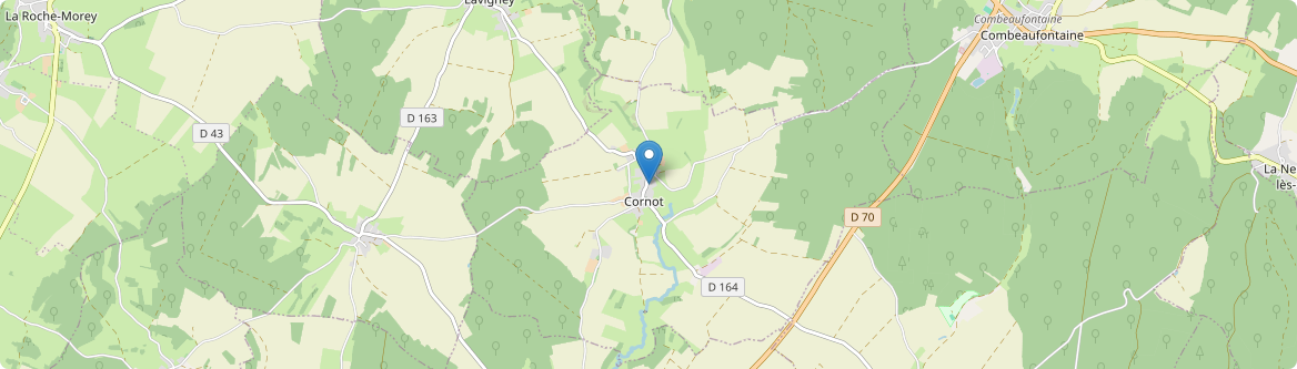 Cornot - Carte