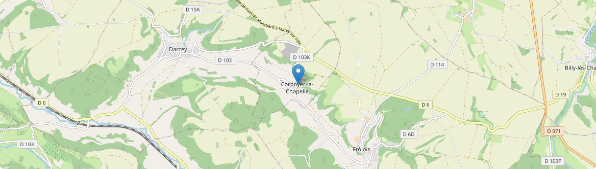 Corpoyer-la-Chapelle - Carte