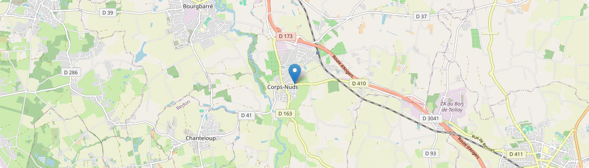 Corps-Nuds - Carte