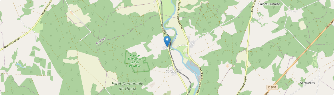 Corquoy - Carte